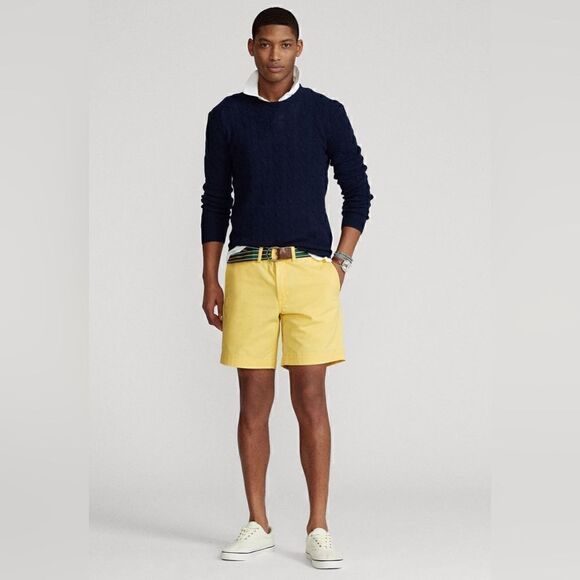 Polo by Ralph Lauren Shorts 11” Yellow Sz 18 - Picture 4 of 14